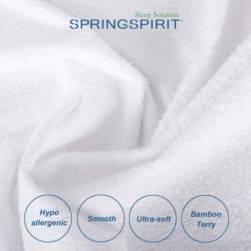 Waterproof Cot Bed Mattress Protector 60x120cm – Smooth Viscose Terry Cover 2