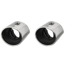 2X für Accord 2008 2009 2010 2012 End Schall Dämpfer End Rohr Stahl Rohr Auspuff Tail