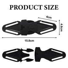 2 PCS Anti Escape Car Seat Strap Safety Clip for Baby and Toddler Car