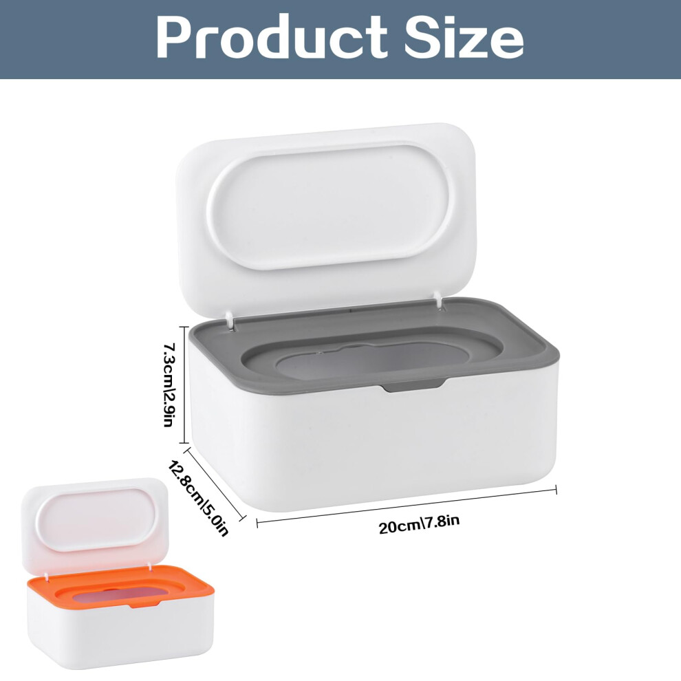 Xiangjunly Pack Of 2 Wet Wipes Dispenser Box Plastic Wet Wipes Dispenser For Baby