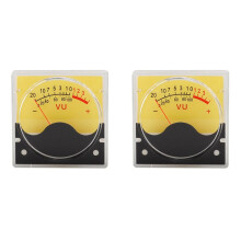 2X TR-R36W 500UA VU Meter Header DB Level Header for Recording Audio, with LED Back Light, Audio Level Meter