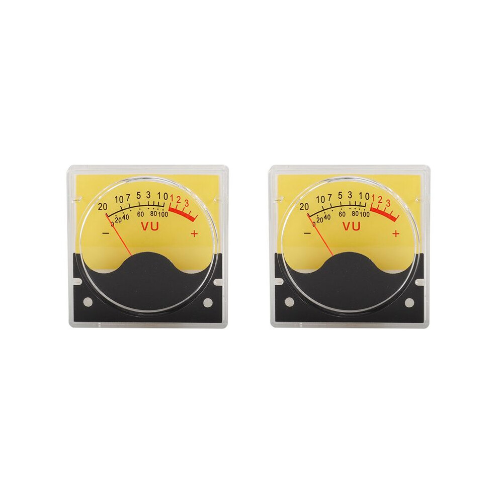 2X Tr-R36w 500Ua Vu Meter Header Db Level Header For Recording Audio, With Led Back Light, Audio Level Meter 4713418396936