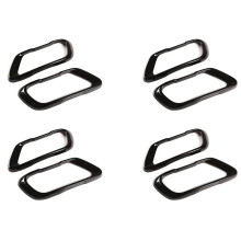 8x for X5 G05 2021 2022 Car Exhaust Muffler Tail Pipe Trim Cover Stainless Steel Exterior Accessories