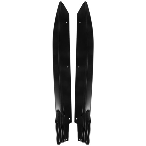 For - 5 Series G30 M-Tech 525I 530I 540I 2017+ Rear Bumper Lip Angle Diffuser Splitter Spoiler Protector Bright Black