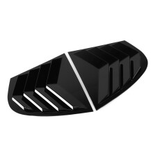 Coprivolta per finestra posteriore lucida nera, copertura in alluminio per BMW Serie 5 E60 2004-2010