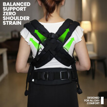Nouize Ergonomic Baby Carrier Newborn to Toddler – Structured Lumbar B