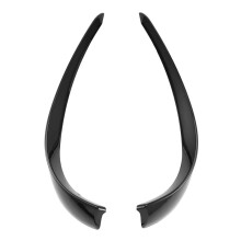 Car Front Bumper Spoiler Splitter Cover for - C-Class W205 2015-2019 C200 C43 AMG Black