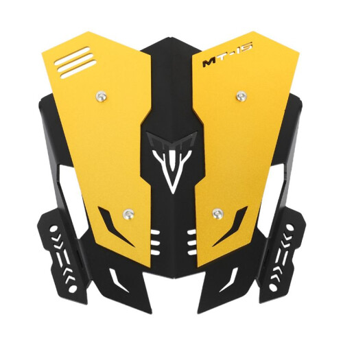 for  MT15 MT 15 2018-2020 Motorcycle Windshield Windscreen Kit Deflector Accessories, Gold