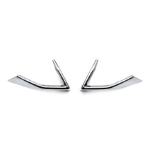 For Qashqai 2022 2023 Car Front Bumper Frame Fog Light Cover Trim Accessories