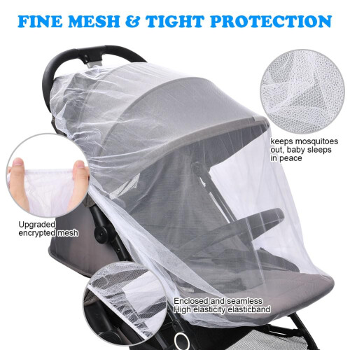 Vicloon Universal Baby Mosquito Net for Cot, Portable Pram Fly Insect Bug Net, M 2