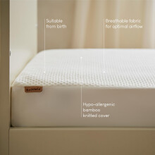 CuddleCo Cot Bed Waterproof Mattress Protector 140x70cm Hypoallergeni
