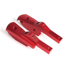 Motorcycle Accessories Footrests Foot Rests Pegs Rear Pedal for GTS300 GTS250 GT60 GTS GTV 125 200 250 300(Red)
