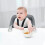 Hook On  Chair for Dining with Secure Clip Attachment, Easy Clean Fabric, Compact Grey Design 4