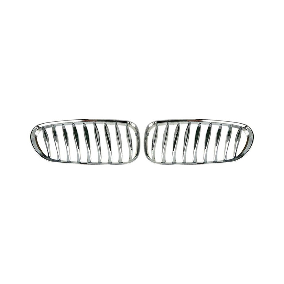 2Pcs Kidney Grille Replacement Front Bumper Bezel For- Z4 E85 E86 2003-2009 51117117757 51117117758 6032183263211