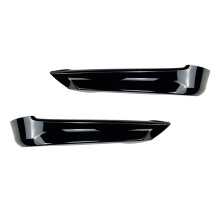 For 3 Series E90 E91 Pre 320I 330I 2005-2008 Front Bumper Lip Angle Diffuser Splitter Spoiler Protector Glossy Black