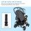 Shoze Buggy Board with Seat Buggy Board Compatible With Pushchairs Extra-Large P 7