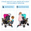 Shoze Buggy Board with Seat Buggy Board Compatible With Pushchairs Extra-Large P 8