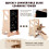 Wooden Kitchen Step Helper Learning Standing Tower with Slide 3 Levels 3