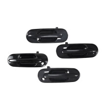 4 PeçAs MaçAneta da Porta Externa Do Carro Kit Externo Dianteiro e Traseiro para CR-V CRV 1997-2001 AcessóRios Pretos Esquerdo e Direito
