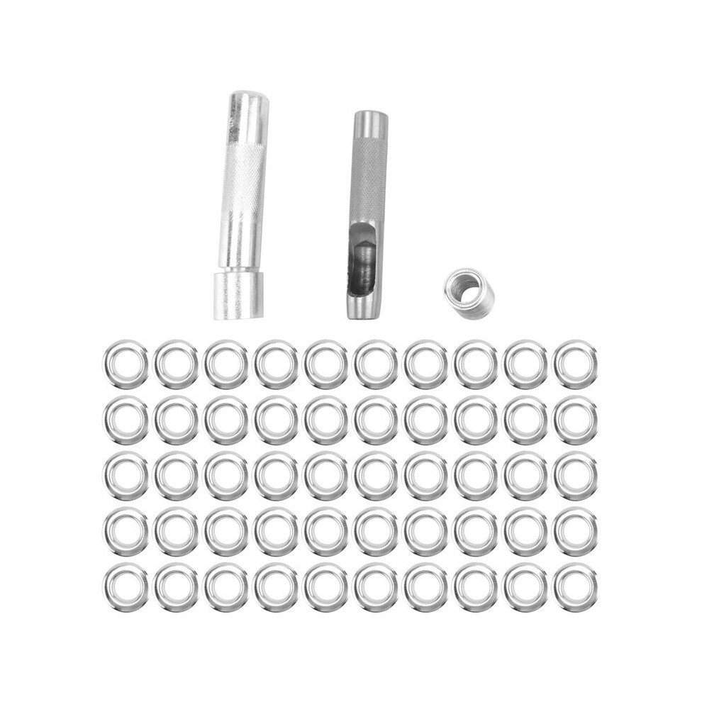 100Pcs Punch Grommets And Tarpaulin Awning Tent Tarp Repair Kit Hole Eyelet New 4711090539146