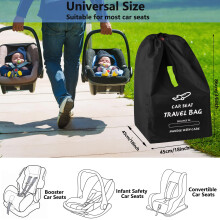 lelewangluo Car Seat Travel Bag Portable Car Seat Cover Bag for Airpla