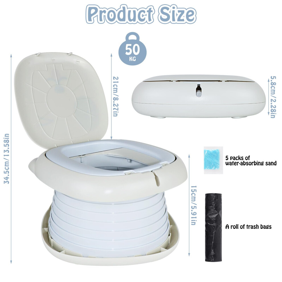 Yeelua Travel Potty For Toddlers Foldable Portable Potty For Toddlers