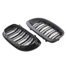 1Pair of Car Center Grilles Front Kidney Grill 51137064317 for 3 Series E46 2-Door Cabrio 03-06 Modification