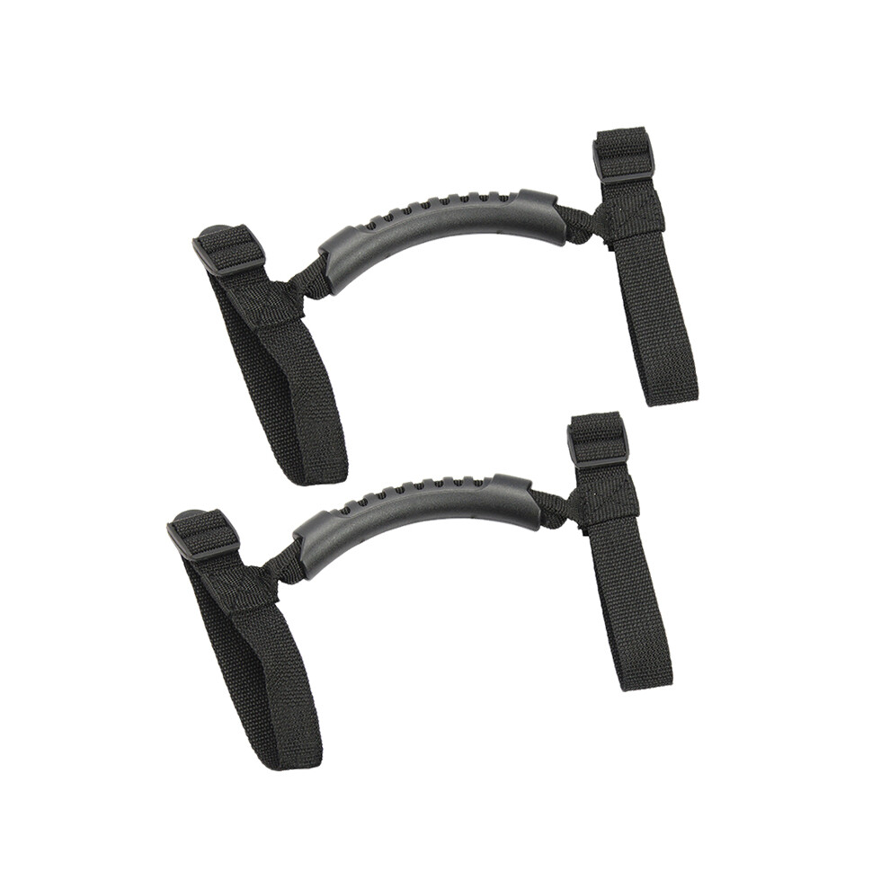 2Pcs Grip Handle For Handles Roll Bar Grab Handles For Yj Tj Jk Jku 1987-2020(Black) Black 4713304957357