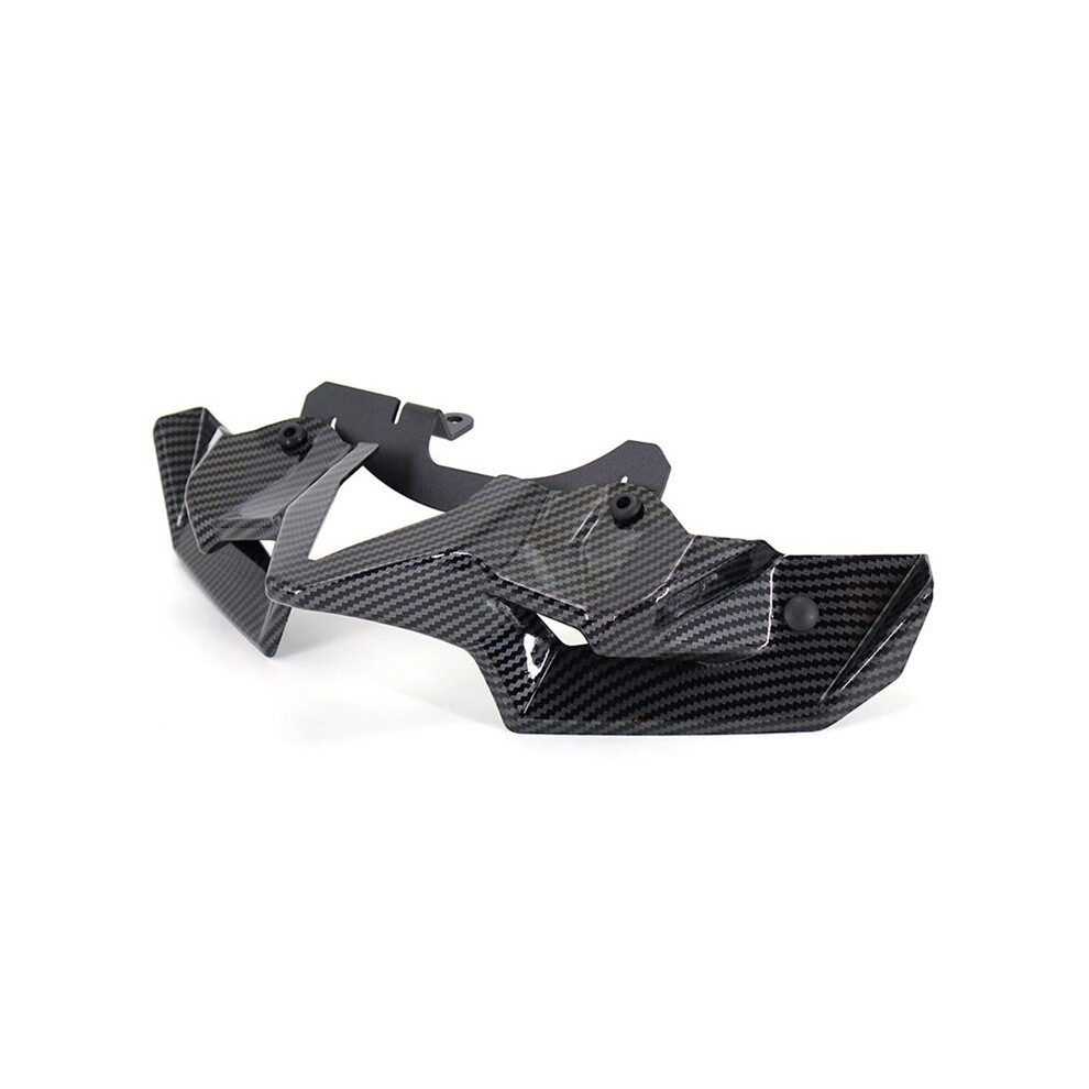 Motorcycle Naked Front Spoiler Winglet Aerodynamic Wing Kit Spoiler For Z900 2020 2021 22(Carbon Fiber Pattern) 4713300005199