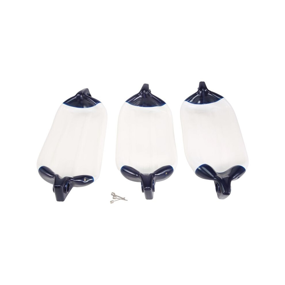 3Pcs Inflatable Boat Pvc Boat Anchor Bumper Marine Boat For Boat, Sailboat, Cuddy Etc (4.5X16 Inch) 4712262980636