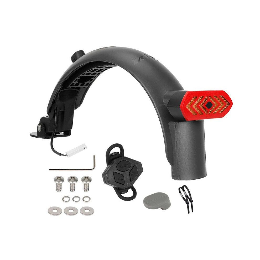 Ulip Mudguard With Turn Tail Tire Mudguard Protection Parts For M365 Pro 1S Mi3 Scooters Kit Light/Gray 4711637001532