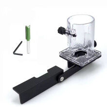 For 65mm Trimming Machine 2 in 1 Slotted Bracket Invisibility Fasteners Wardrobe Cupboard Panel Punch Locator Aluminum