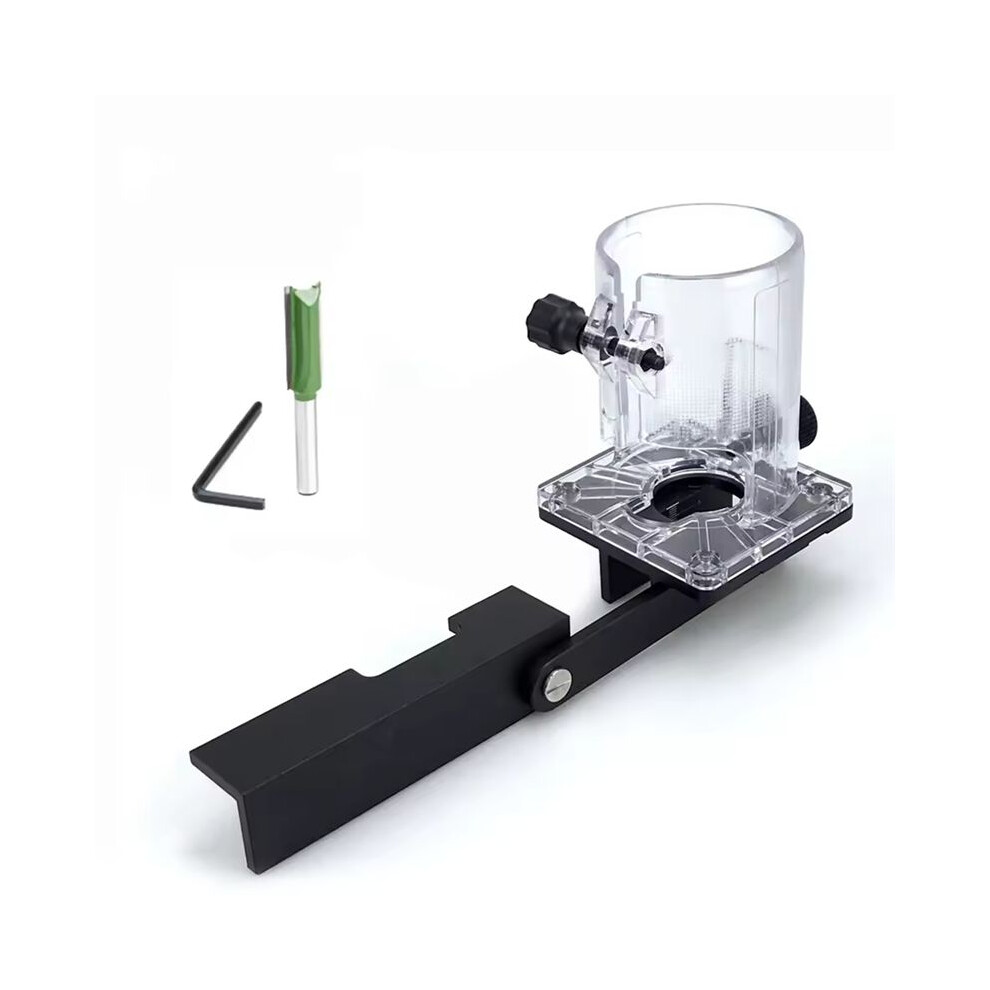 For 65Mm Trimming Machine 2 In 1 Slotted Bracket Invisibility Fasteners Wardrobe Cupboard Panel Punch Locator Aluminum 4711439740196