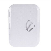 Marine Boat Deck Hatch Rectangle ABS 10‑5/8 X 14‑3/4 Inch Boat Deck Hatch Lids for Marine Yacht RV Marine Access Hatch,A