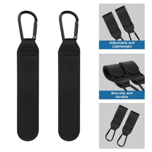 URAQT Buggy Clips 2PCS, Pram Hooks, Universal Carabiner Hook for 1