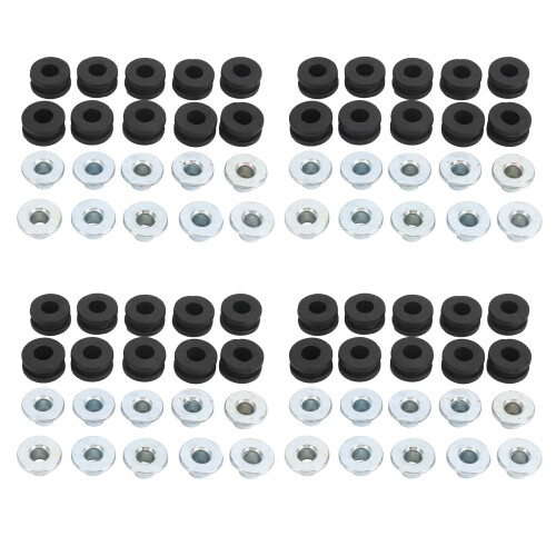 40pcs Motorcycle Rubber Grommets For  For  For  For  Fairings
