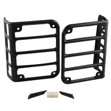 Rear Tail Light Guards Protector Covers Fit For Jk Matte 07-17(Pair)