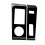 Black Console Gear Shift Panel Trim Cover Frame Decor Sticker for  Outlander 2022 2023 RHD 1