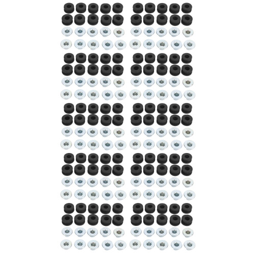100Pcs Motorcycle Rubber Grommets for  for  for  for  Fairings