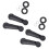 4 Pcs Gray Plastic Universal Car Window Winder Cranks Handle Lever 1