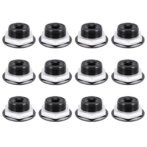 12X Push Button Quick Release Car Hood Bonnet  Pin Lock Bumper Clip Black