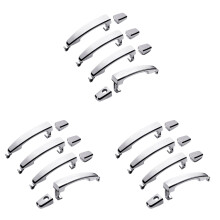 12Pcs Chrome ABS Door Outer Handle Covers for Captiva Sport/Aveo/Saturn Vue 96468254 96468266 96468266