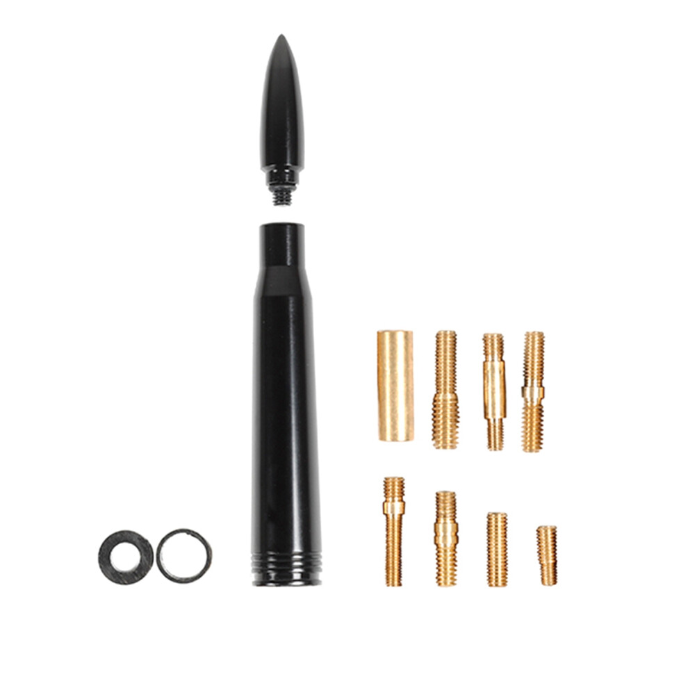 Antenna Replacement Short Radio Antenna For F150 F250 F350 Super Duty Raptor Ram 1500 2500 3500, Black 4711256711546