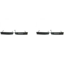 2 Paar Auto Voorbumper Trekhaak Cover Cap Sleepgat Deksel Trailer Trim Cap voor C Klasse W202 1993-1997