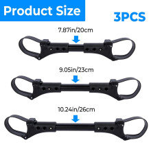 3pcs Stroller Connectors Set Adjustable Twin Baby Pushchair Linker Dou