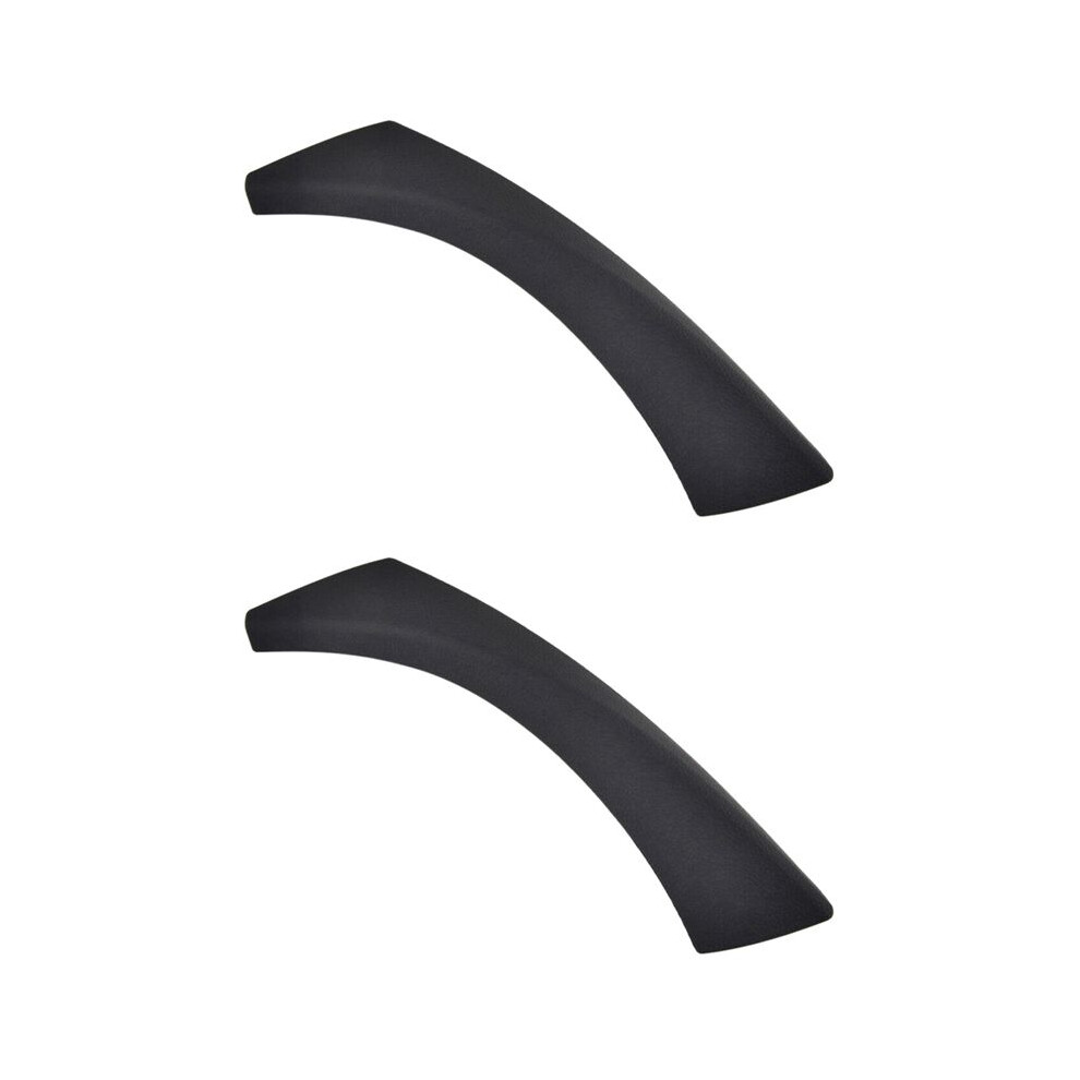 2X For - E90 E91 3-Series Sedan 2006-2012 Right Inner Door Panel Handle Outer Trim Cover 51419150336 Black Typecat