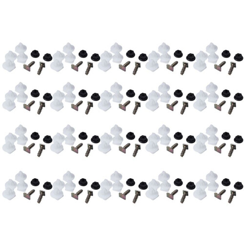160Pc Front Wheel Arch Trim Clips Plastic Metal Screw Nut Set for  Corsa C