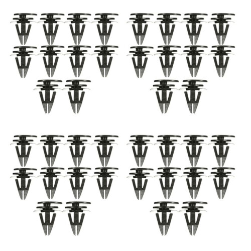 40PCS Sill Trim Side Skirts Bumper Fastener Clip for   Cooper 1