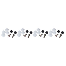 32Pc Front Wheel Arch Trim Clips Plastic Metal Screw Nut Set for Corsa C