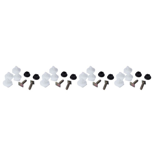 32Pc Front Wheel Arch Trim Clips Plastic Metal Screw Nut Set for  Corsa C 1